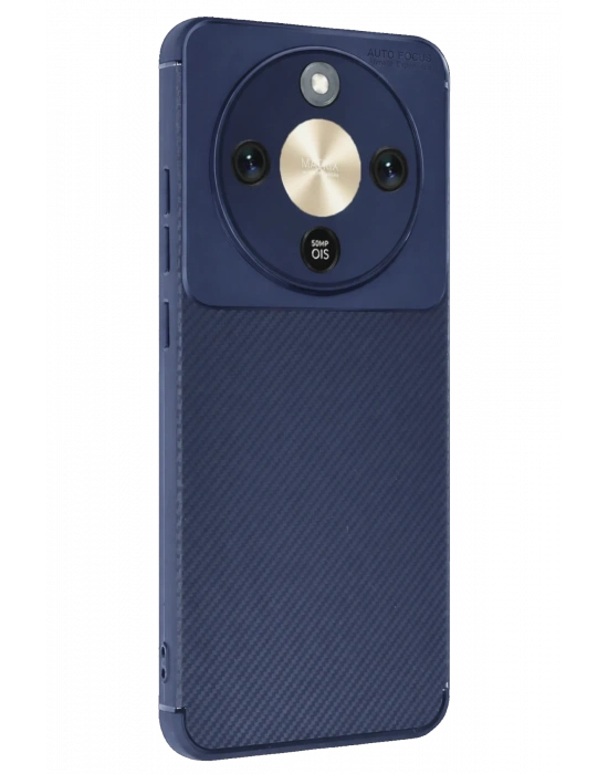 Newface Huawei Honor Magic 8 Lite Auto Focus Karbon Kapak - Lacivert