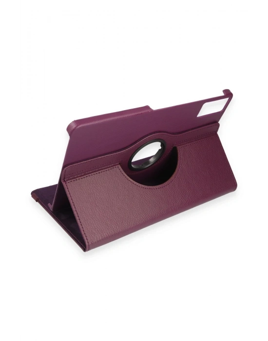 Newface Huawei Honor Pad 10 12.1 Kılıf 360 Tablet Deri Kılıf - Mürdüm