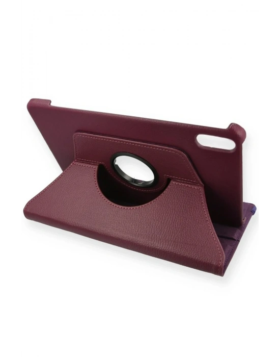 Newface Huawei Honor Pad V9 Kılıf 360 Tablet Deri Kılıf - Mürdüm