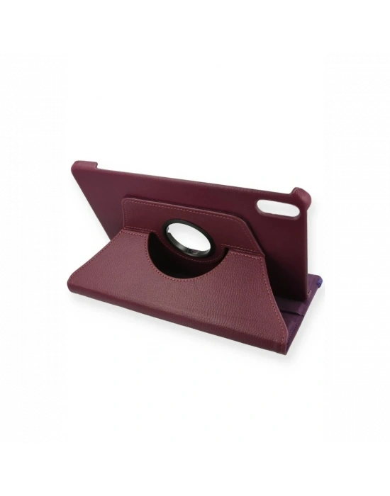 Newface Huawei Honor Pad V9 Kılıf 360 Tablet Deri Kılıf - Mürdüm