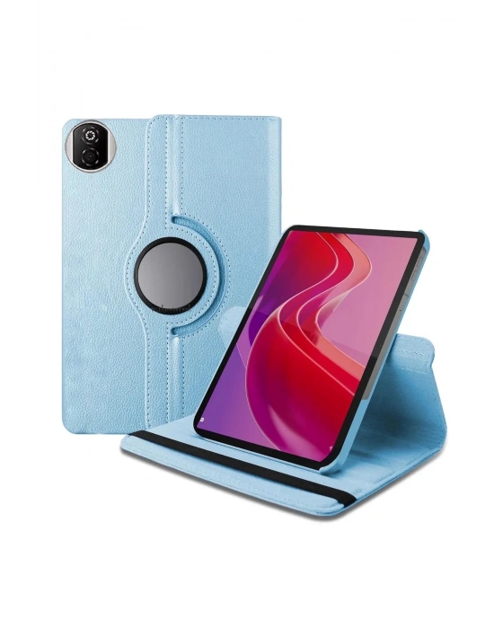 Newface Huawei Honor Pad X7 360 Tablet Deri Kılıf - Mavi
