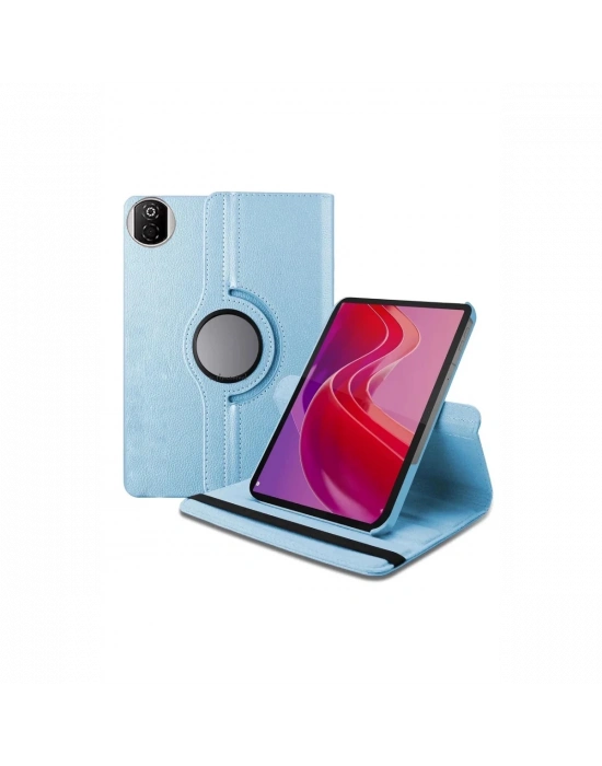 Newface Huawei Honor Pad X7 360 Tablet Deri Kılıf - Mavi