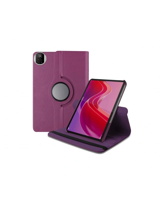 Newface Huawei Honor Pad X7 360 Tablet Deri Kılıf - Mor