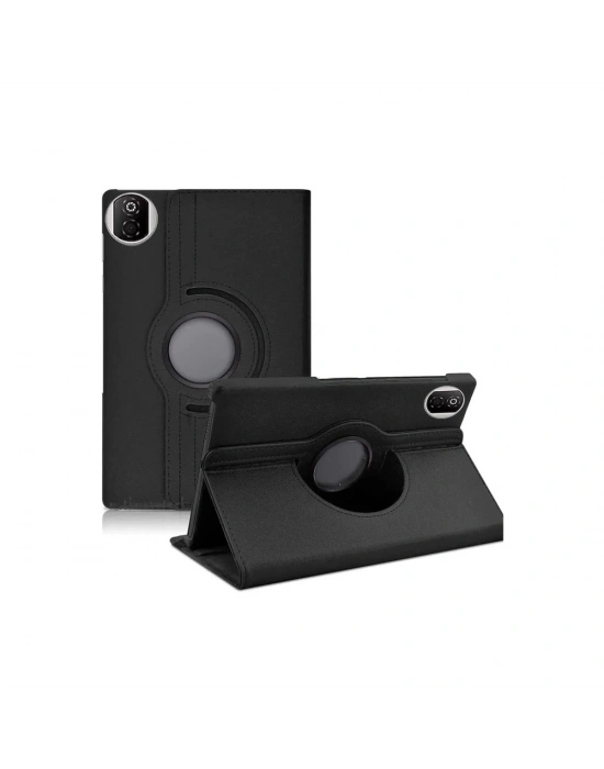 Newface Huawei Honor Pad X7 360 Tablet Deri Kılıf - Siyah