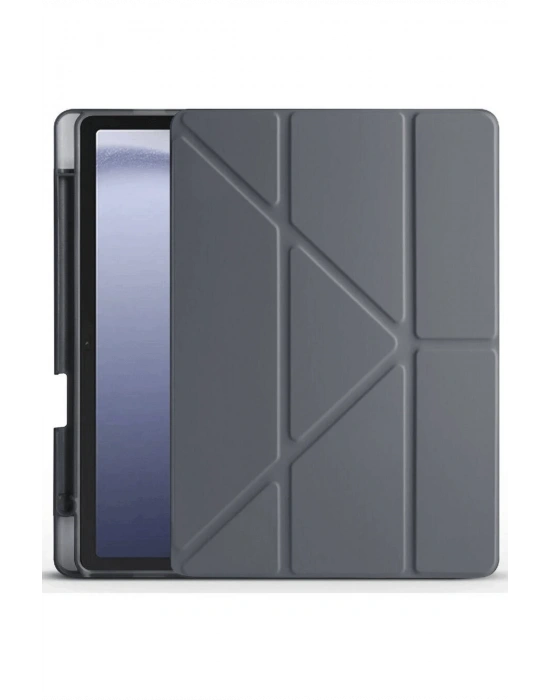 Newface Huawei Honor Pad X9 11.5 Kılıf Kalemlikli Mars Tablet Kılıfı - Koyu Gri