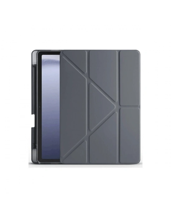 Newface Huawei Honor Pad X9 11.5 Kılıf Kalemlikli Mars Tablet Kılıfı - Koyu Gri
