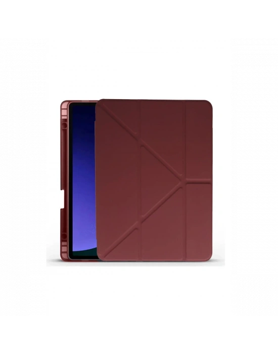 Newface Huawei Honor Pad X9 11.5 Kılıf Kalemlikli Mars Tablet Kılıfı - Mürdüm