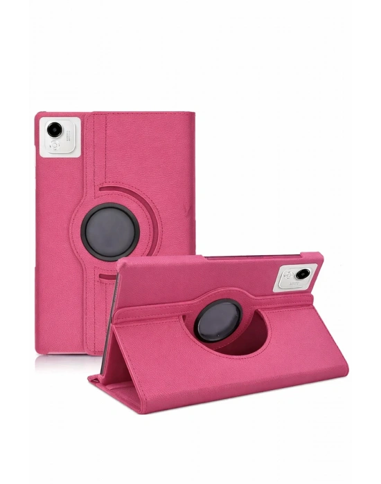 Newface Huawei Honor Pad X9A 360 Tablet Deri Kılıf - Pembe