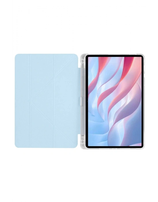 Newface Huawei Honor Pad X9A Kalemlikli Mars Tablet Kılıfı - Lila