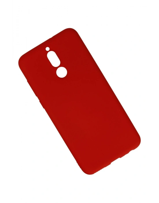 Newface Huawei Mate 10 Lite Kılıf Nano içi Kadife Silikon - Kırmızı