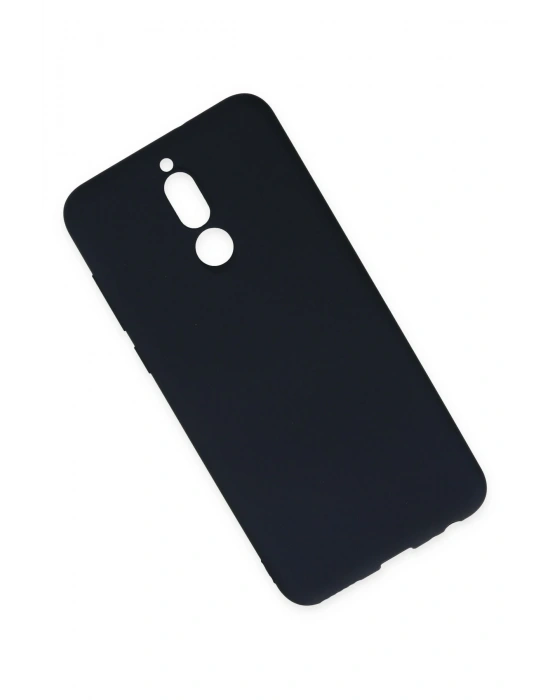 Newface Huawei Mate 10 Lite Kılıf Nano içi Kadife Silikon - Lacivert