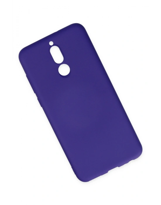 Newface Huawei Mate 10 Lite Kılıf Nano içi Kadife Silikon - Mor