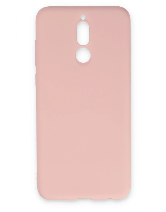 Newface Huawei Mate 10 Lite Kılıf Nano içi Kadife Silikon - Pudra