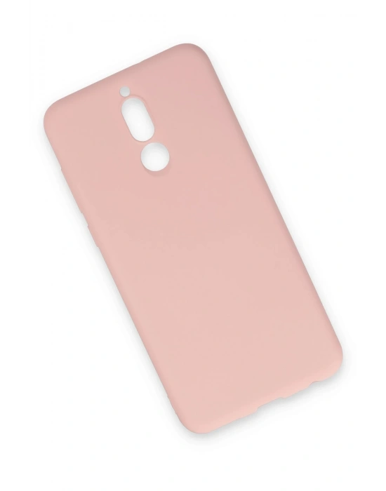 Newface Huawei Mate 10 Lite Kılıf Nano içi Kadife Silikon - Pudra