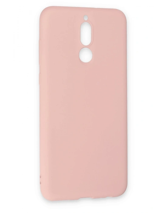 Newface Huawei Mate 10 Lite Kılıf Nano içi Kadife Silikon - Pudra