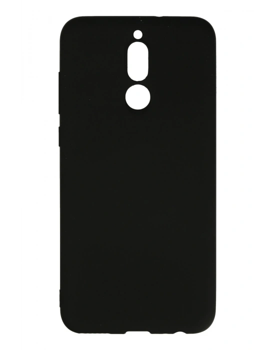 Newface Huawei Mate 10 Lite Kılıf Nano içi Kadife Silikon - Siyah