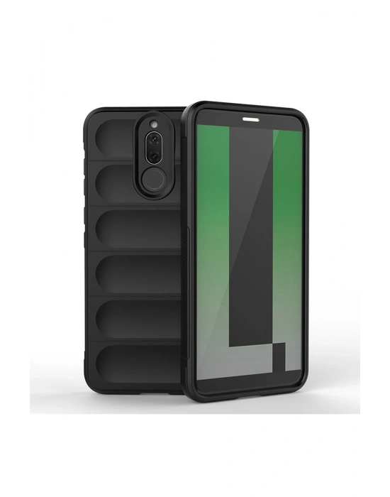 Newface Huawei Mate 10 Lite Kılıf Optimum Silikon - Siyah