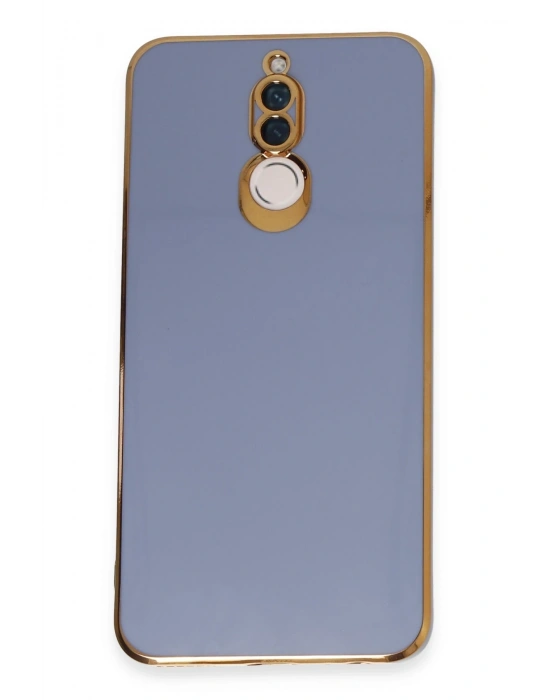 Newface Huawei Mate 10 Lite Kılıf Volet Silikon - Mavi