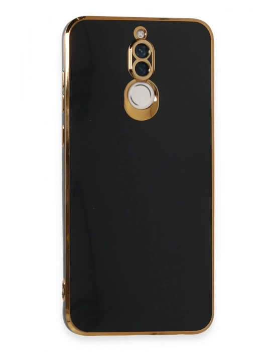 Newface Huawei Mate 10 Lite Kılıf Volet Silikon - Siyah