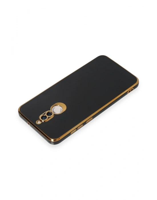 Newface Huawei Mate 10 Lite Kılıf Volet Silikon - Siyah