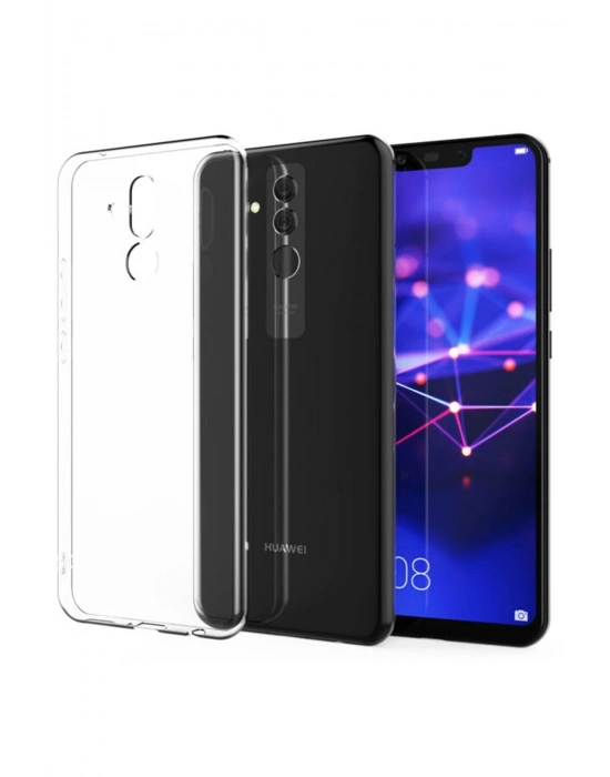 Newface Huawei Mate 20 Lite Kılıf Lüx Şeffaf Silikon