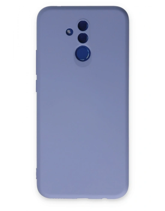 Newface Huawei Mate 20 Lite Kılıf Nano içi Kadife Silikon - Lila