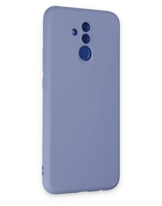 Newface Huawei Mate 20 Lite Kılıf Nano içi Kadife Silikon - Lila