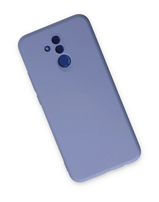 Newface Huawei Mate 20 Lite Kılıf Nano içi Kadife Silikon - Lila