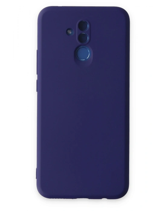 Newface Huawei Mate 20 Lite Kılıf Nano içi Kadife Silikon - Mor