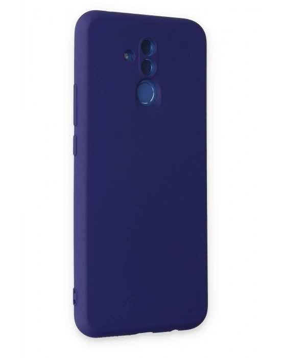 Newface Huawei Mate 20 Lite Kılıf Nano içi Kadife Silikon - Mor