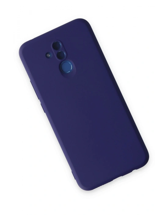 Newface Huawei Mate 20 Lite Kılıf Nano içi Kadife Silikon - Mor