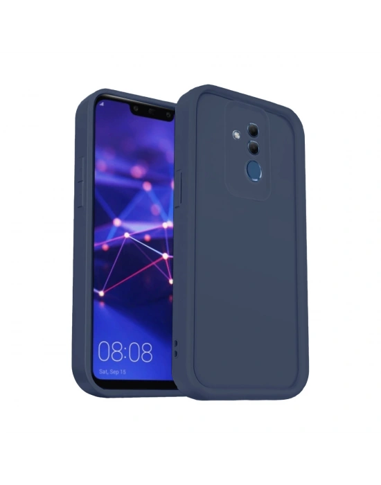 Newface Huawei Mate 20 Lite Kılıf Viera Silikon - Lacivert