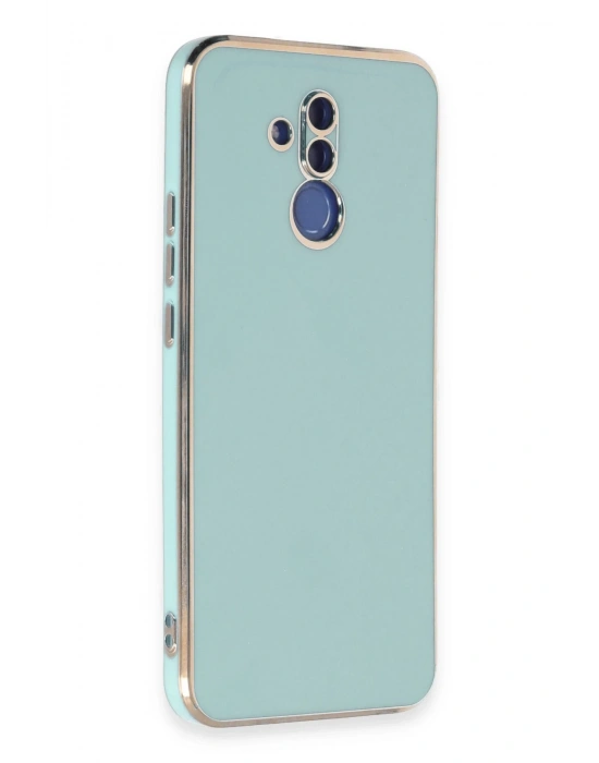Newface Huawei Mate 20 Lite Kılıf Volet Silikon - Açık Yeşil
