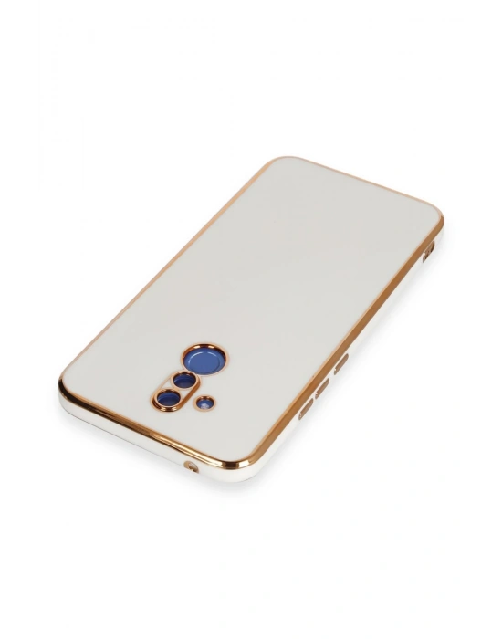 Newface Huawei Mate 20 Lite Kılıf Volet Silikon - Beyaz