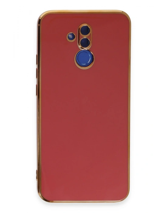 Newface Huawei Mate 20 Lite Kılıf Volet Silikon - Kırmızı