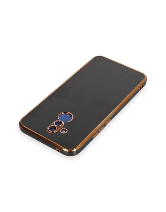 Newface Huawei Mate 20 Lite Kılıf Volet Silikon - Siyah