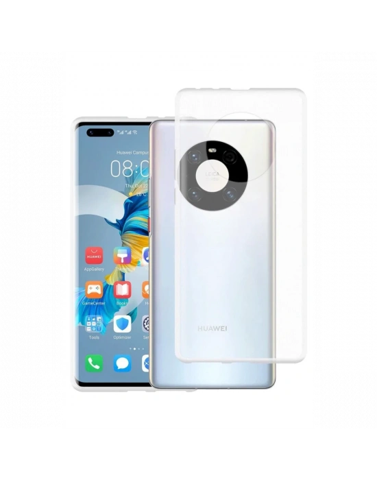 Newface Huawei Mate 40 Pro Kılıf Lüx Şeffaf Silikon