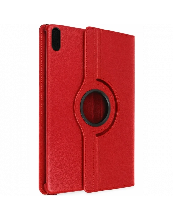 Newface Huawei MatePad 11 10.9 360 Tablet Deri Kılıf - Kırmızı