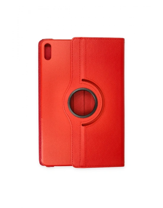 Newface Huawei MatePad SE 11 Kılıf 360 Tablet Deri Kılıf - Kırmızı