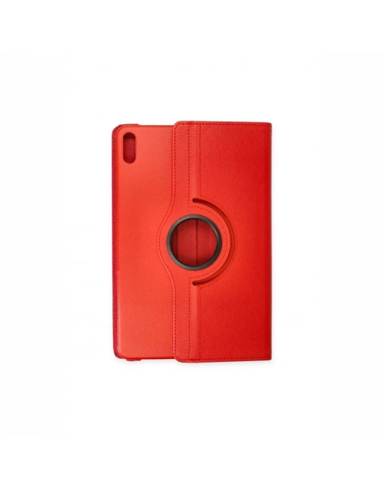 Newface Huawei MatePad SE 11 Kılıf 360 Tablet Deri Kılıf - Kırmızı