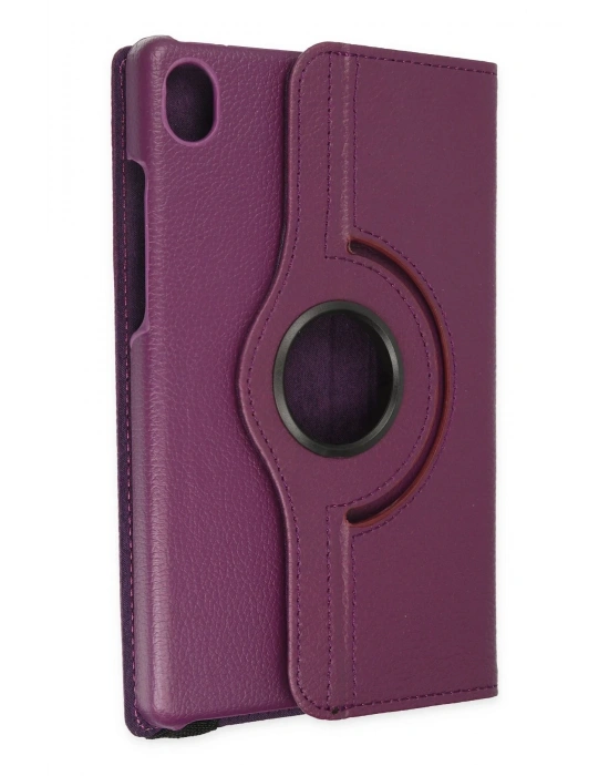 Newface Huawei MatePad SE 11 Kılıf 360 Tablet Deri Kılıf - Mürdüm