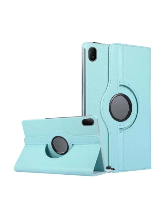 Newface Huawei MatePad SE 11 Kılıf 360 Tablet Deri Kılıf - Turkuaz