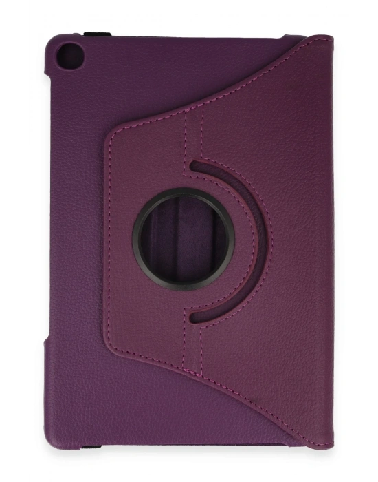 Newface Huawei MatePad SE Kılıf 360 Tablet Deri Kılıf - Mürdüm