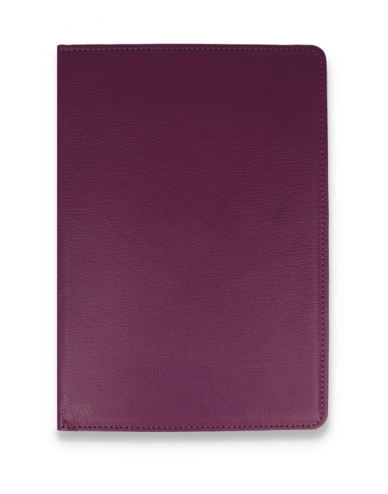 Newface Huawei MatePad SE Kılıf 360 Tablet Deri Kılıf - Mürdüm