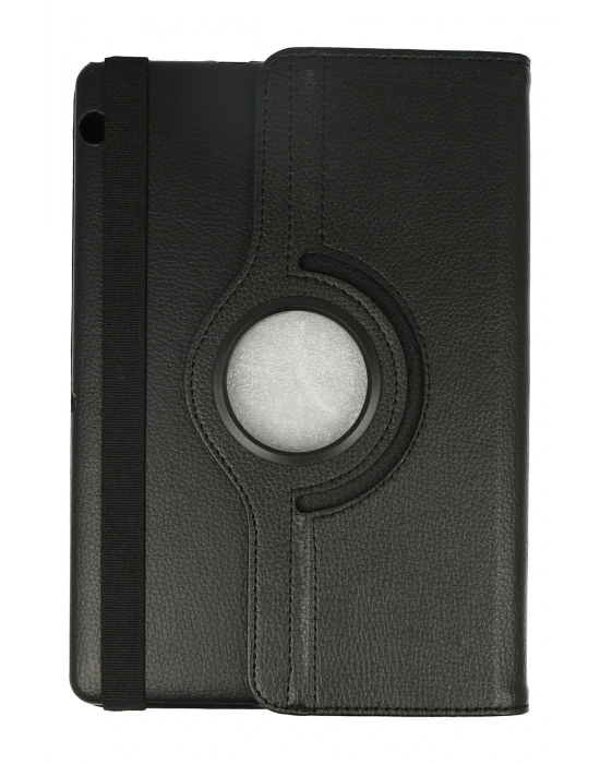 Newface Huawei MediaPad T3 10 / 9.6 Kılıf 360 Tablet Deri Kılıf - Siyah