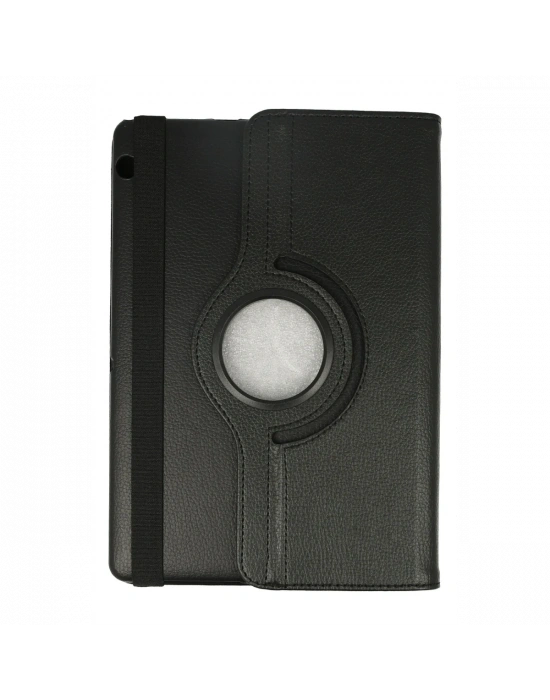Newface Huawei MediaPad T3 10 / 9.6 Kılıf 360 Tablet Deri Kılıf - Siyah