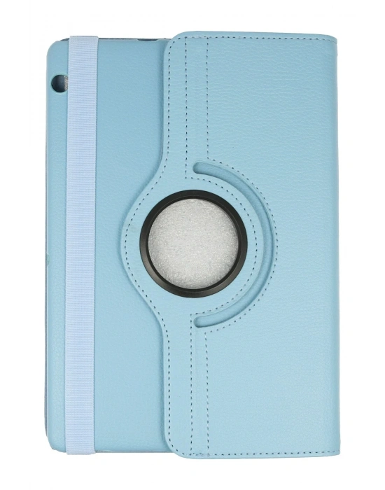 Newface Huawei MediaPad T3 10 / 9.6 Kılıf 360 Tablet Deri Kılıf - Turkuaz