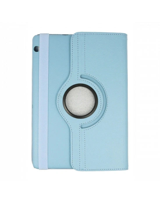 Newface Huawei MediaPad T3 10 / 9.6 Kılıf 360 Tablet Deri Kılıf - Turkuaz