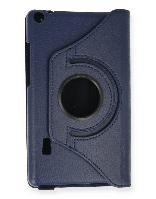Newface Huawei MediaPad T3 7 Kılıf 360 Tablet Deri Kılıf - Lacivert