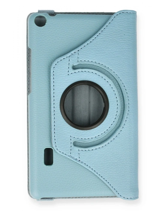 Newface Huawei MediaPad T3 7 Kılıf 360 Tablet Deri Kılıf - Turkuaz
